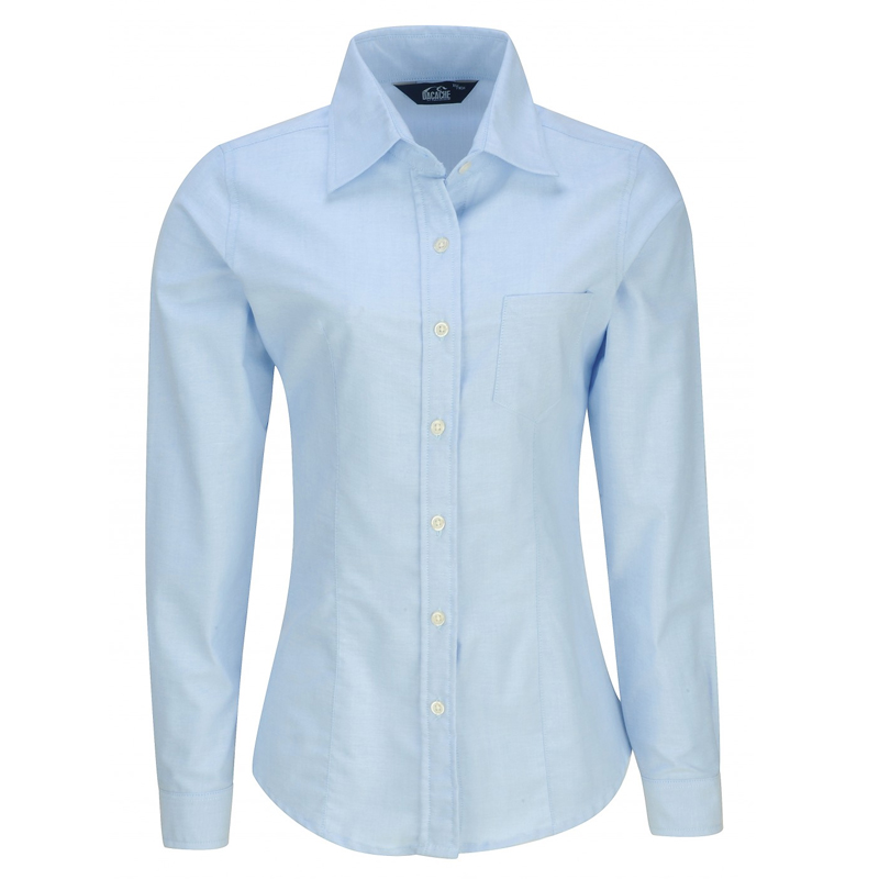 Blusa manga larga Oxford - Trazo Promocionales