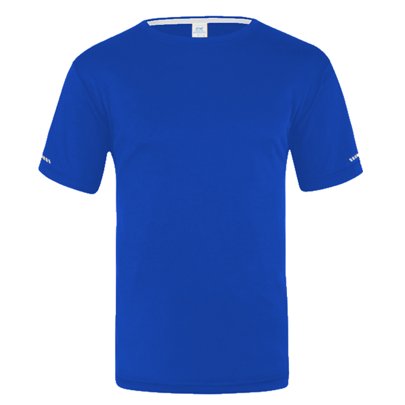 Playera azul marino online cuello redondo